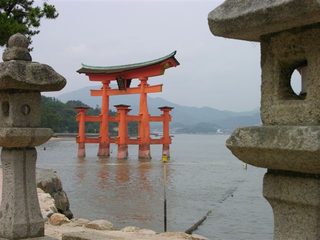 Great gate at Miyajima island