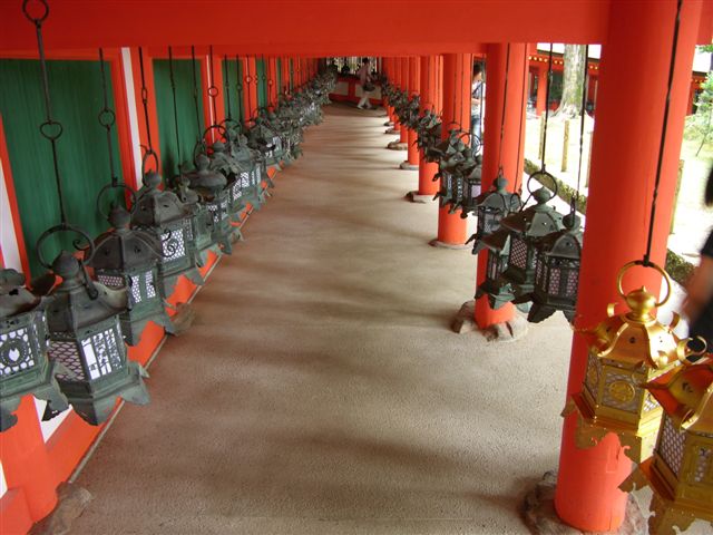 Nara temple lanterns